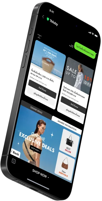 LINE OA Platform Phone View 2